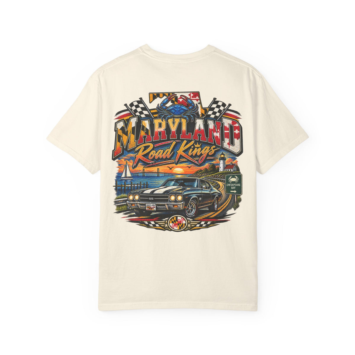 Maryland Road Kings Unisex Comfort Color 1717 Streetwear Graphic Tee