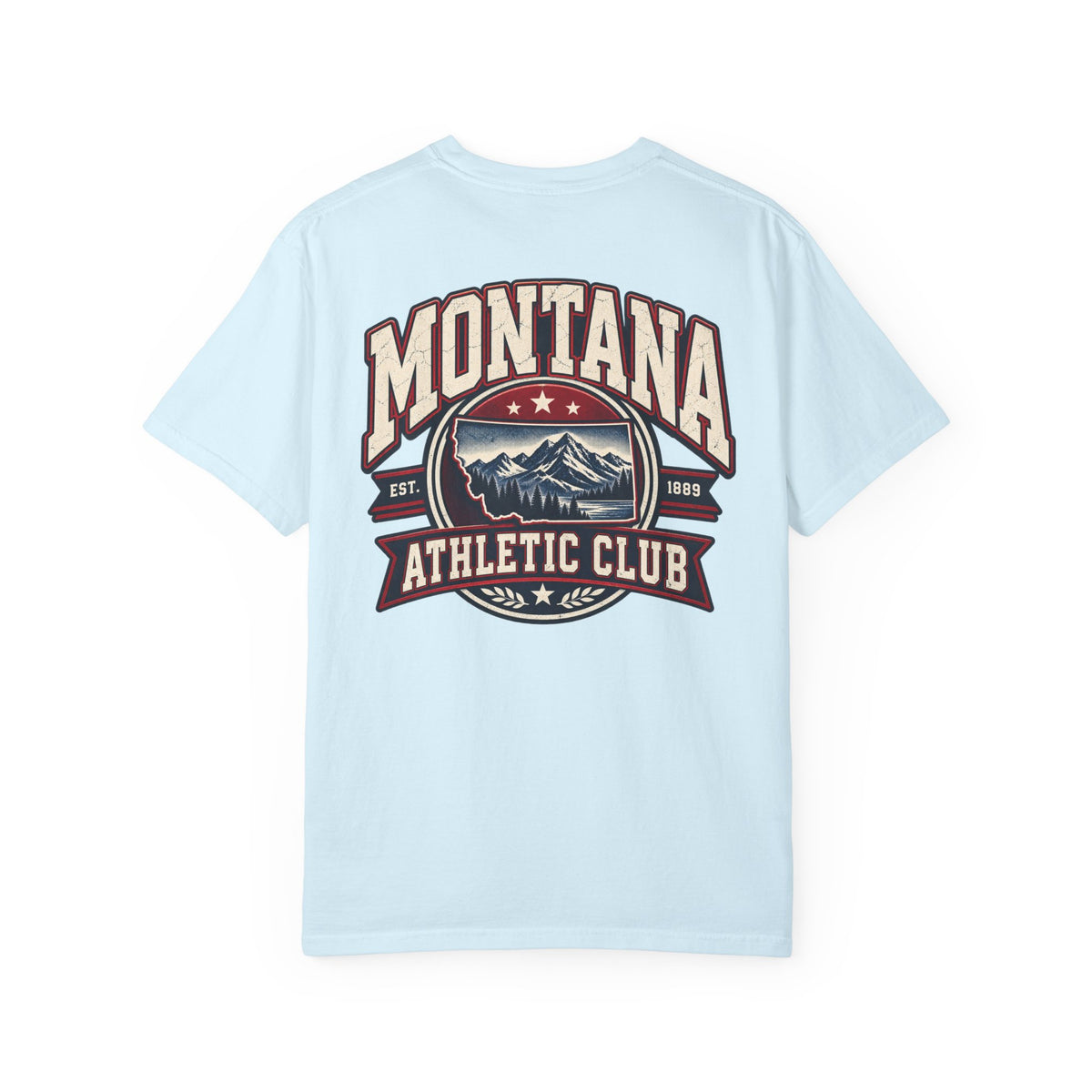 Montana Athletic Club Unisex Comfort Color 1717 Streetwear Graphic Tee