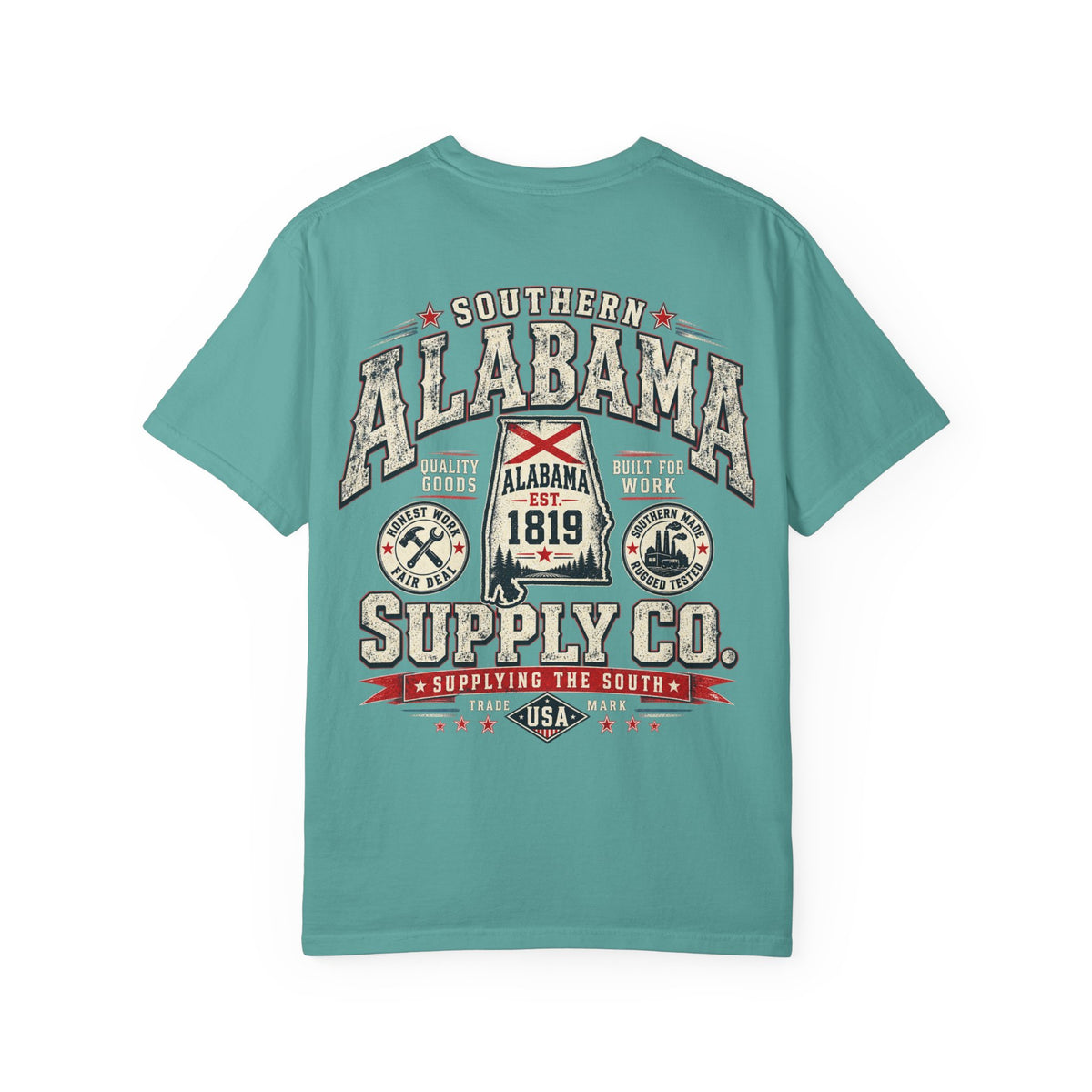Southern Alabama Supply Unisex Comfort Color 1717 Streetwear Graphic Tee