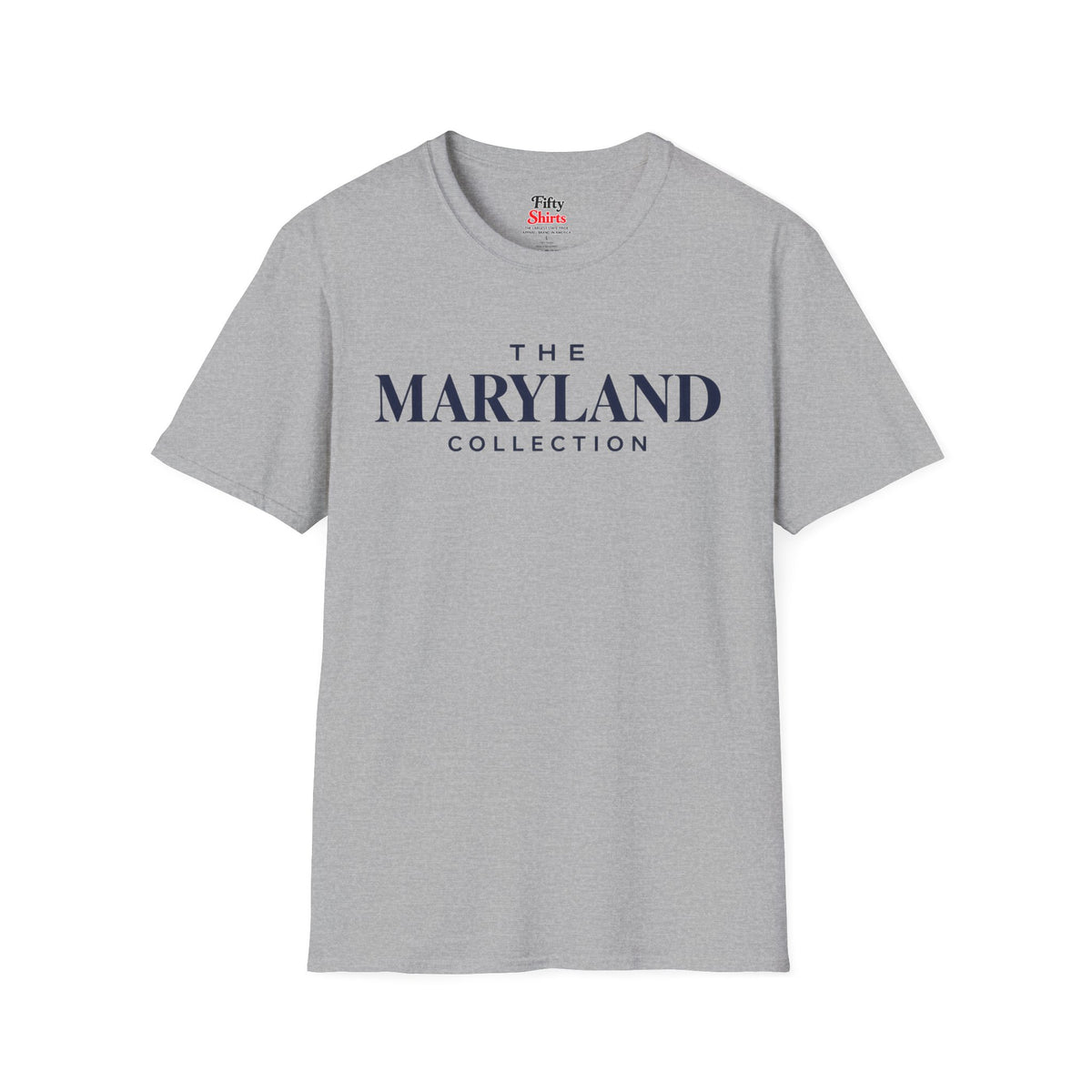 The Maryland Collection Unisex Softstyle T Shirt State Name Graphic Tee