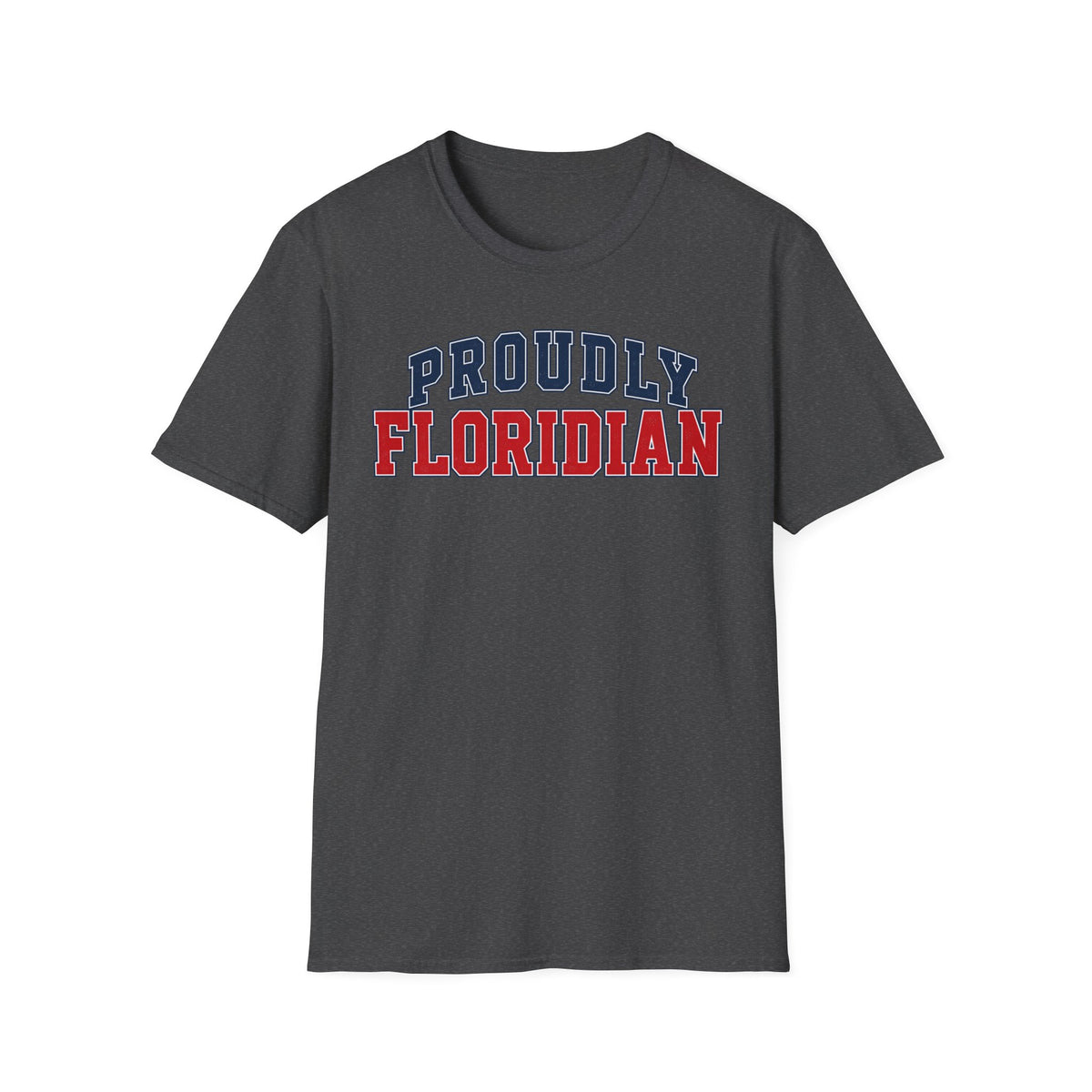 Proudly Floridian Florida Unisex Softstyle T Shirt State Name Graphic Tee