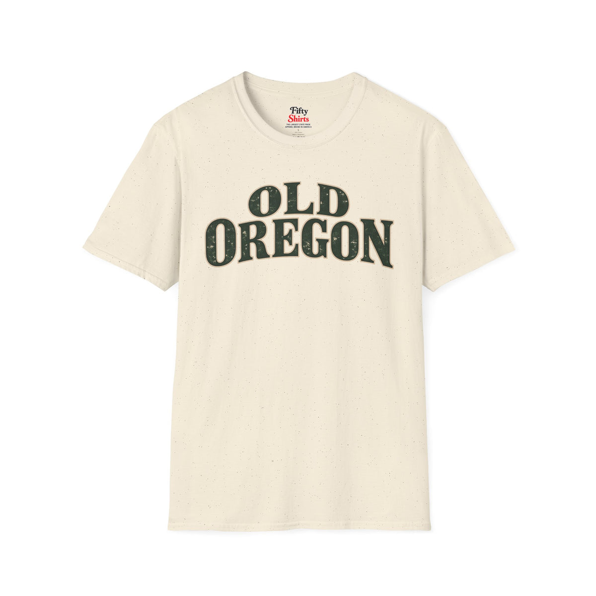 Old Oregon Unisex Softstyle T Shirt State Name Graphic Tee