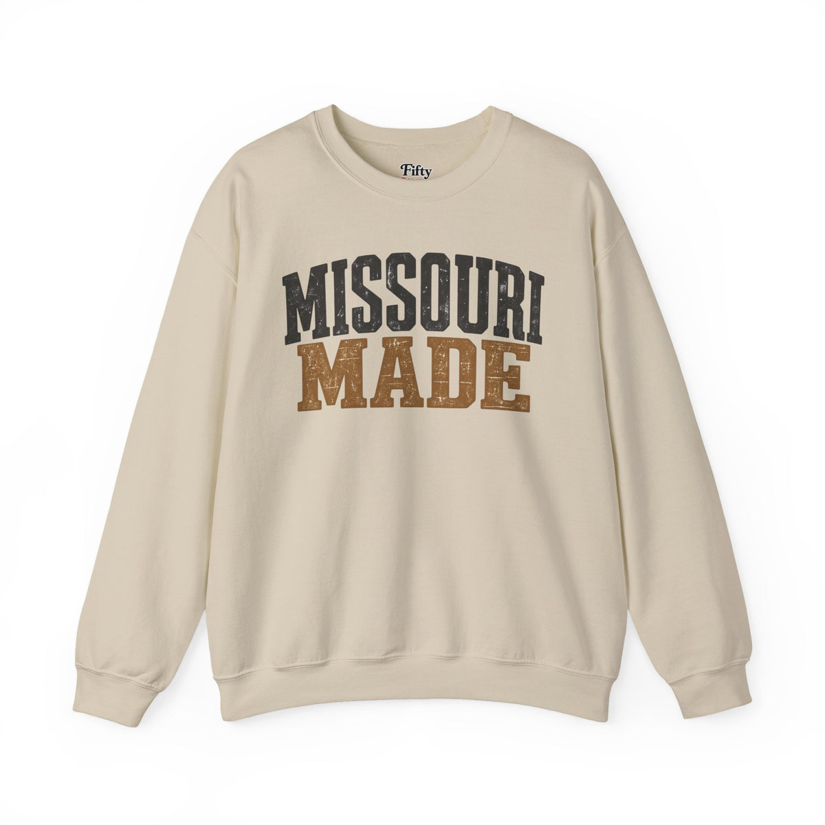Missouri Made Unisex Crewneck Sweatshirt State Name Graphic