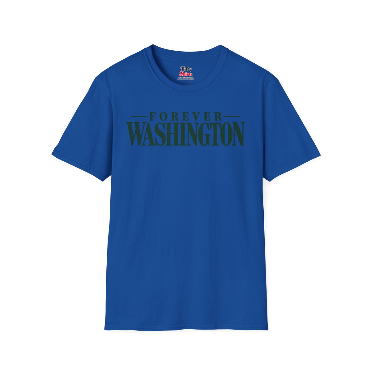 Forever Washington Unisex Softstyle T Shirt State Name Graphic Tee