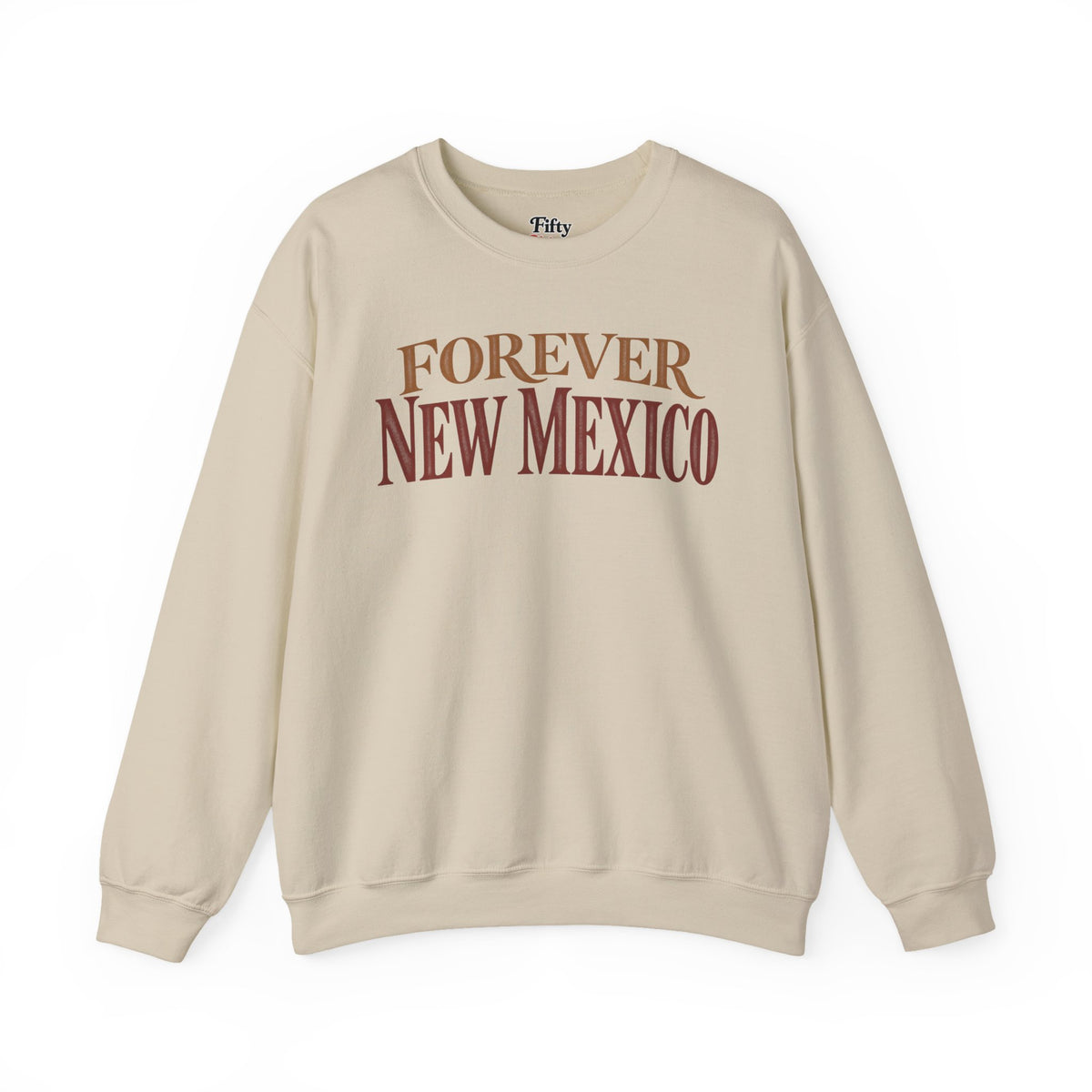 Forever New Mexico Unisex Crewneck Sweatshirt State Name Graphic