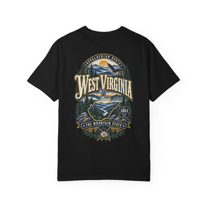 West Virginia Appalachian Roots Unisex Comfort Color 1717 Streetwear Graphic Tee
