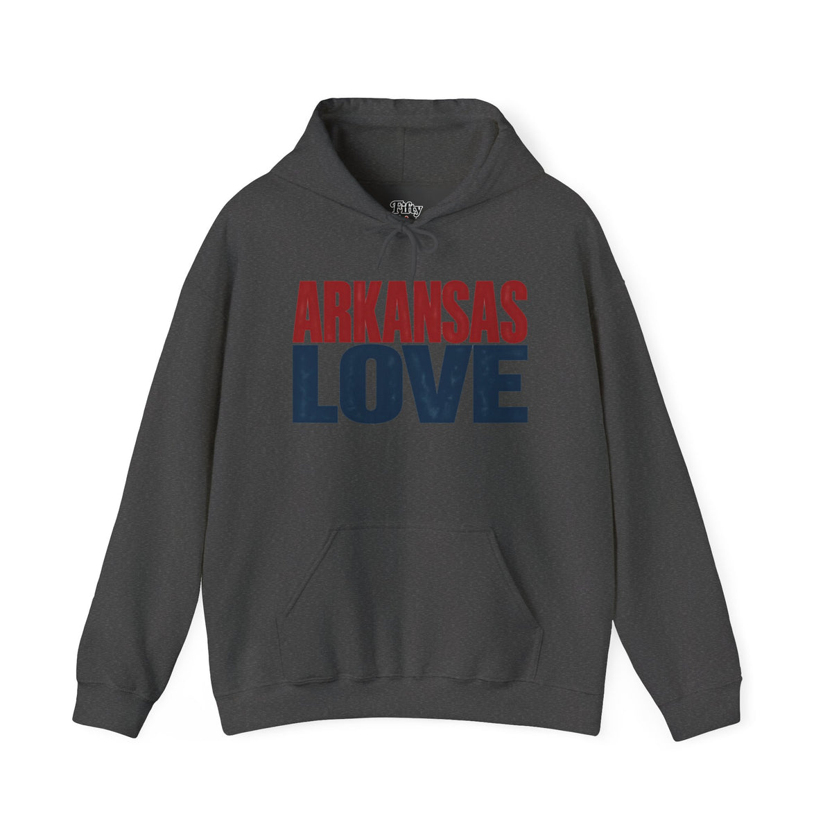 Arkansas Love Unisex Hoodie State Name Graphic