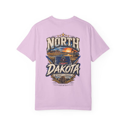 North Dakota Street Legacy Unisex Comfort Color 1717 Streetwear Graphic Tee