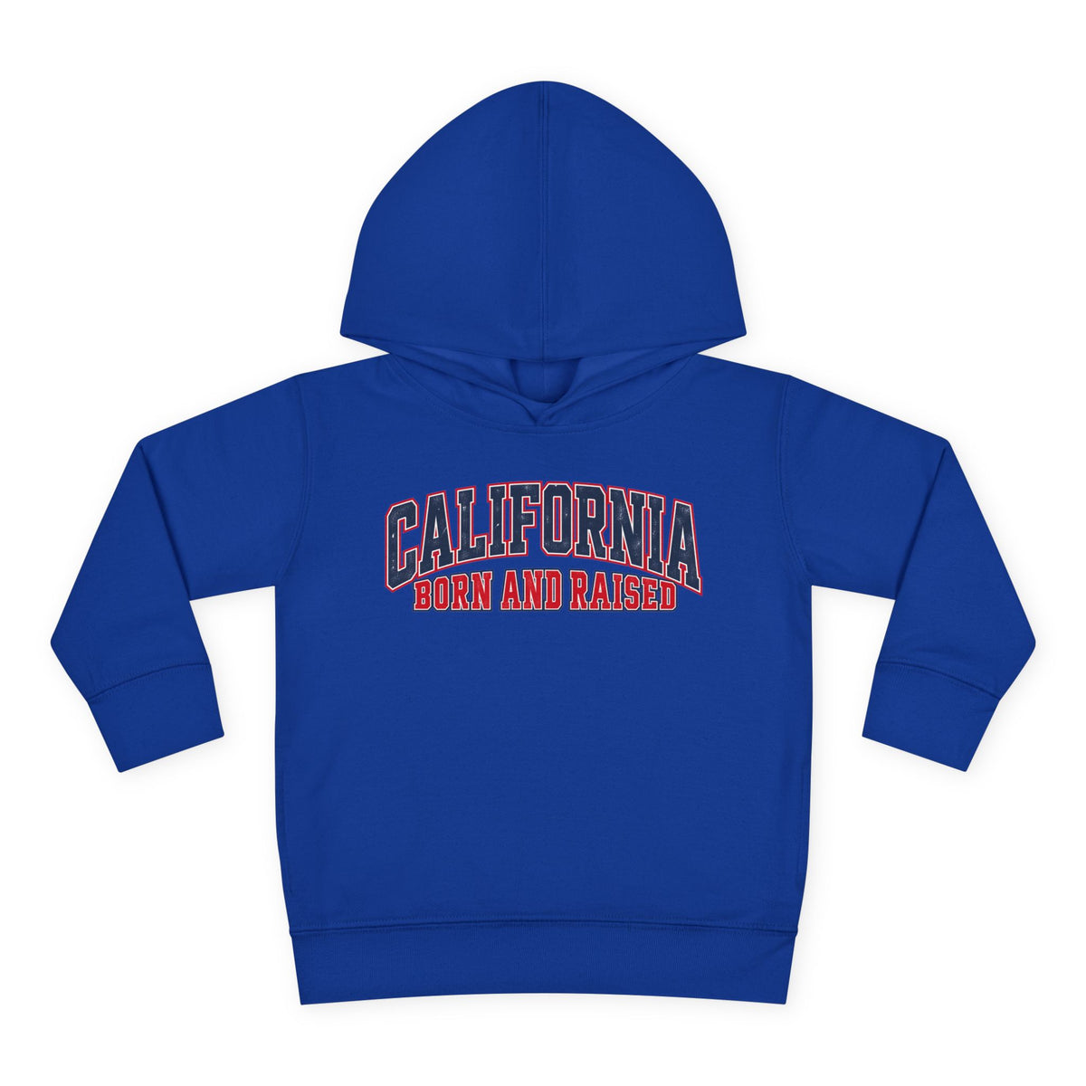 California Born and Raised Vintage Athletic Heritage Unisex Toddler Pullover Fleece Hoodie
