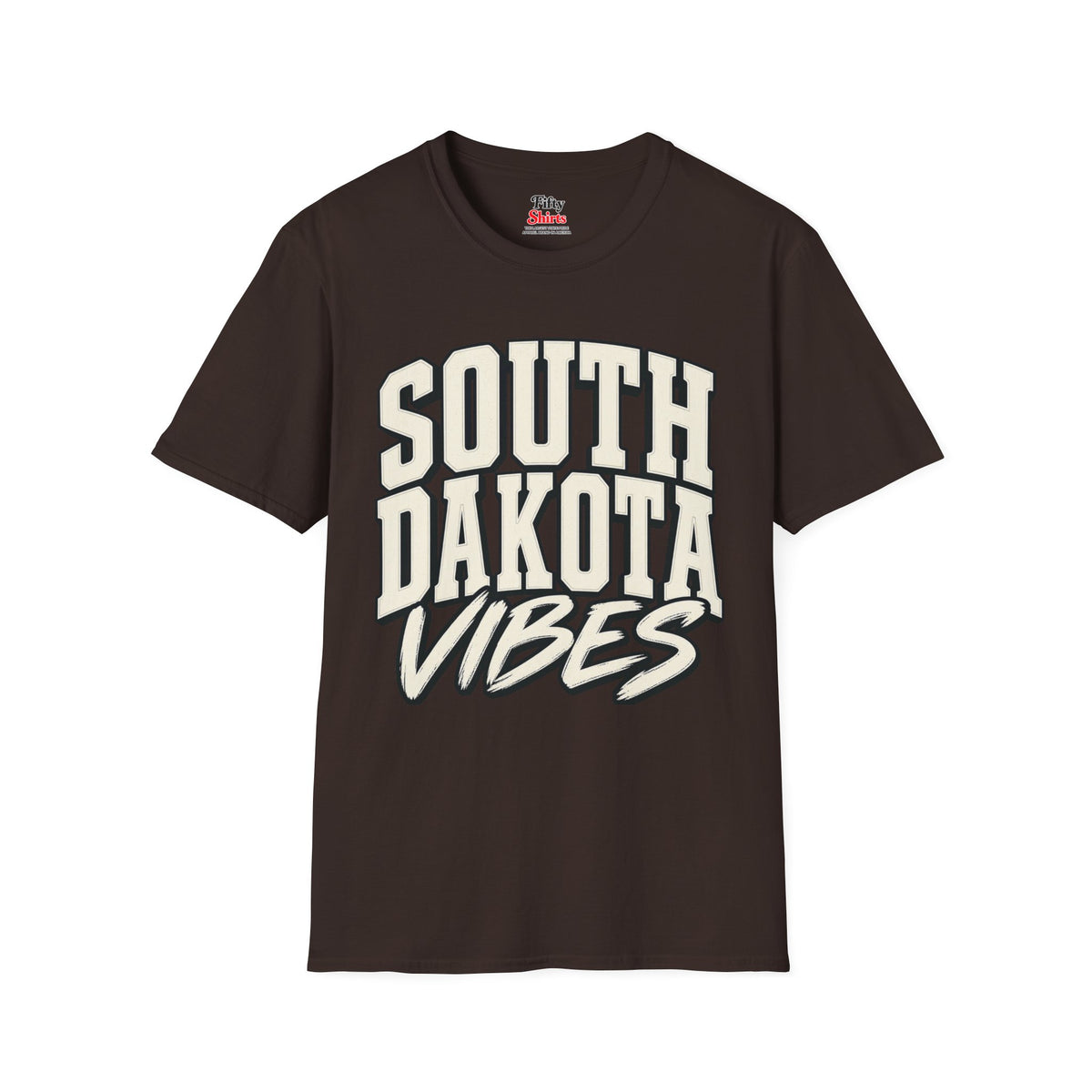 South Dakota Vibes Unisex Softstyle T Shirt State Name Graphic Tee
