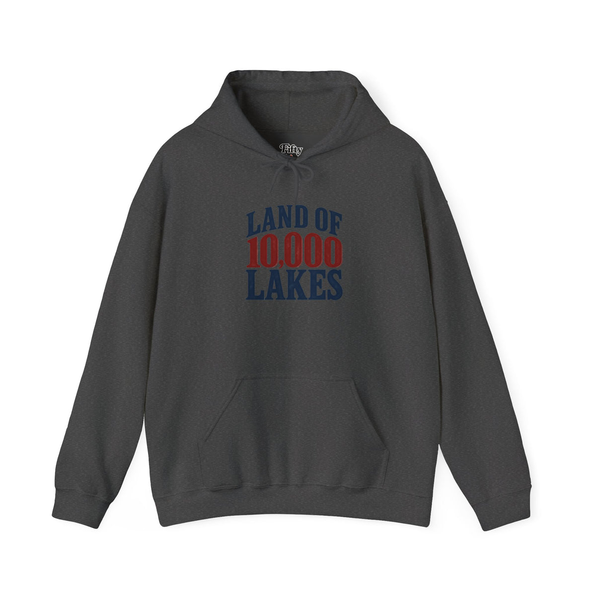 Minnesota Land of 10,000 Lakes Unisex Hoodie State Name Graphic