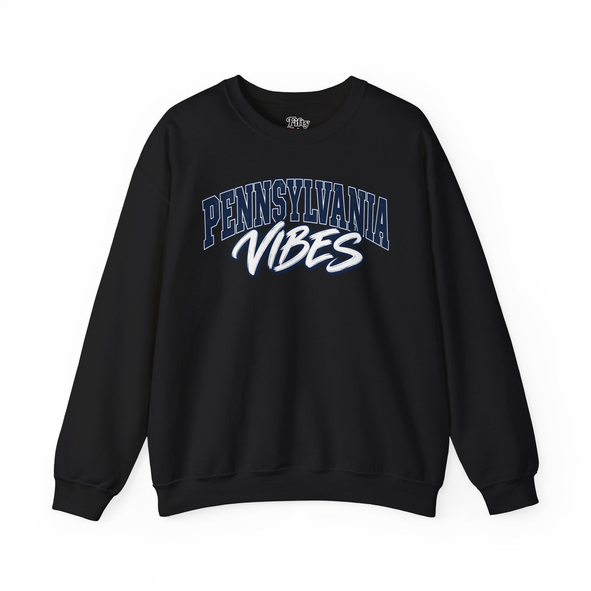 Pennsylvania Vibes Unisex Crewneck Sweatshirt State Name Graphic