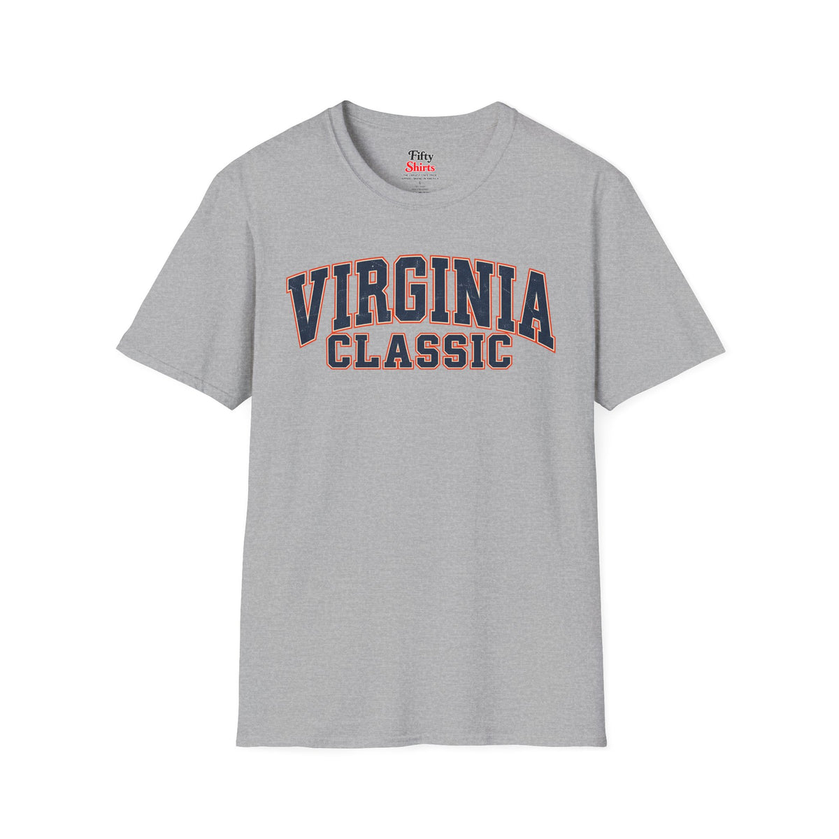 Virginia Classic Unisex Softstyle T Shirt State Name Graphic Tee