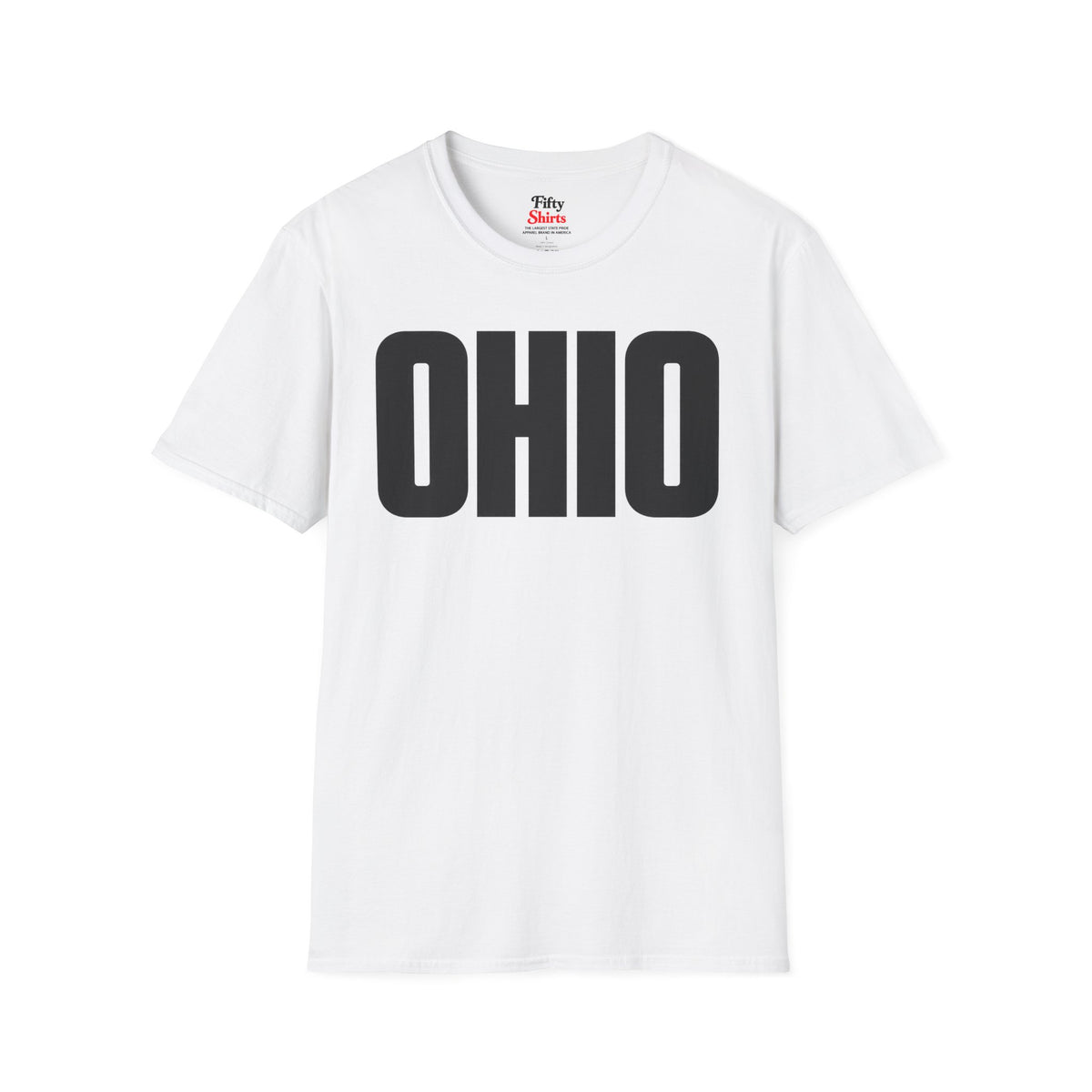 Ohio Unisex Softstyle T Shirt State Name Graphic Tee