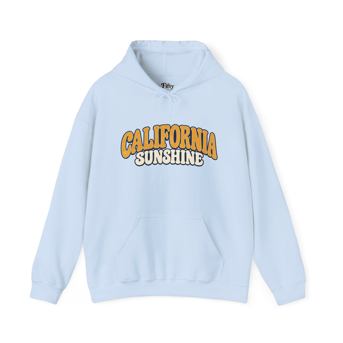 California Sunshine Unisex Hoodie State Name Graphic