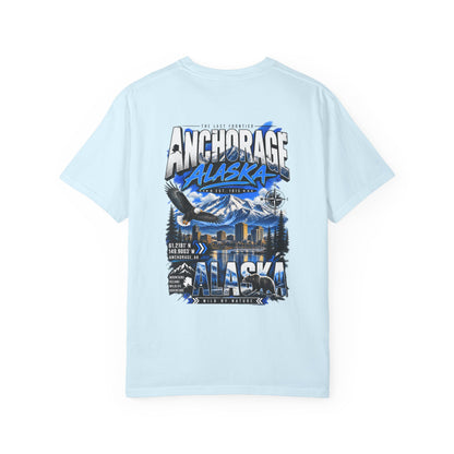 Anchorage Alaska Streetwear  Unisex Comfort Color 1717 Streetwear Graphic Tee