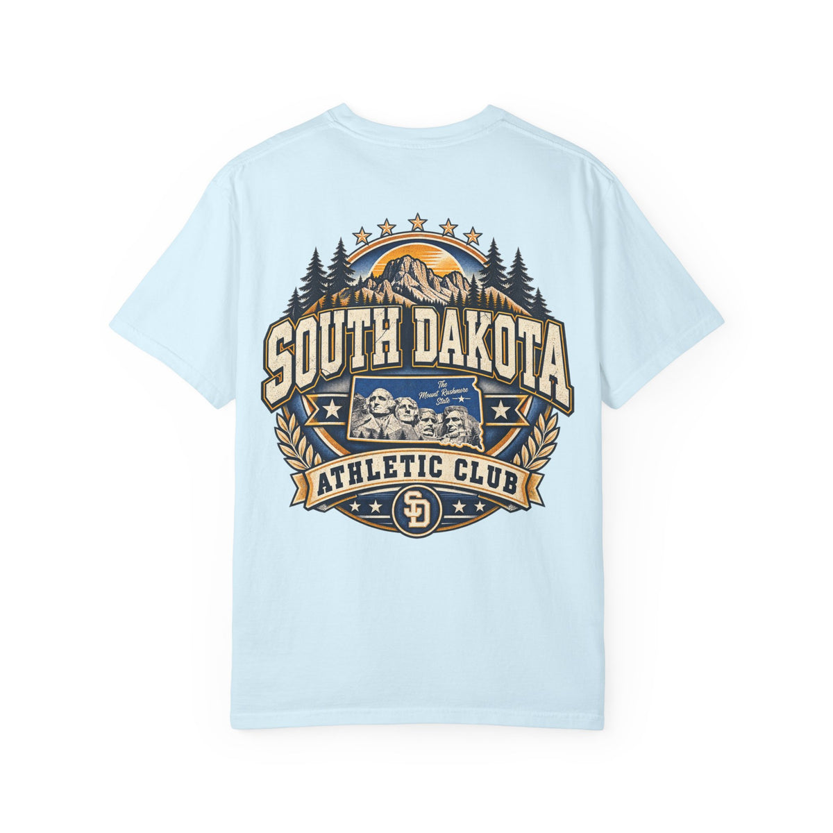 South Dakota Athletic Club Unisex Comfort Color 1717 Streetwear Graphic Tee