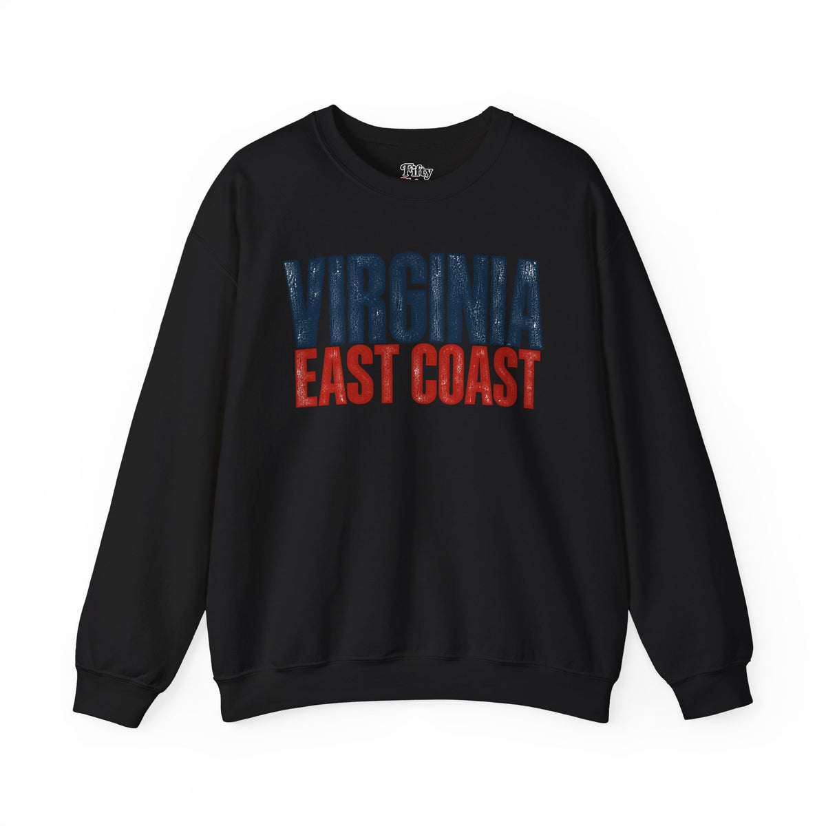 Virginia East Coast Unisex Crewneck Sweatshirt State Name Graphic