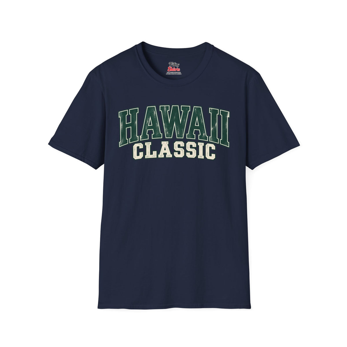 Hawaii Classic Unisex Softstyle T Shirt State Name Graphic Tee