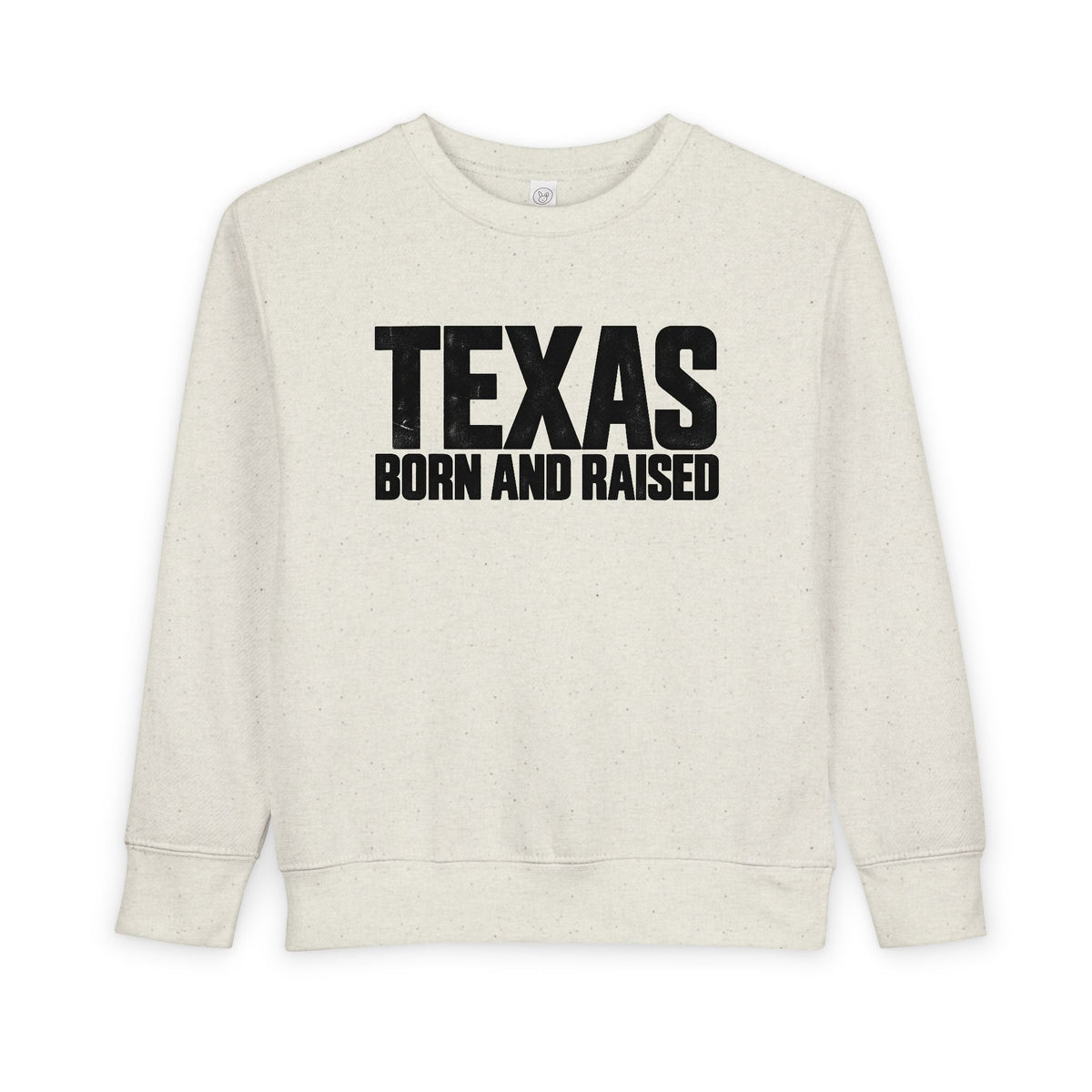 Texas Born and Raised Modern Minimal Unisex Toddler Sweatshirt