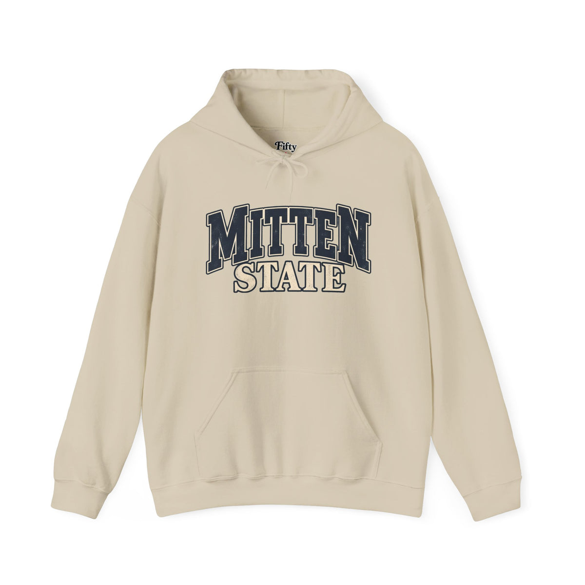 Michigan Mitten State Unisex Hoodie State Name Graphic