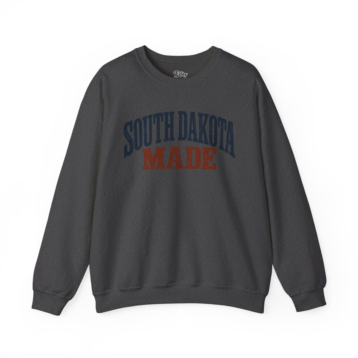 South Dakota Made Unisex Crewneck Sweatshirt State Name Graphic