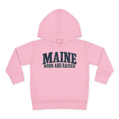 Maine Born and Raised Coastal Heritage Unisex Toddler Pullover Fleece Hoodie