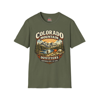 Colorado Mountain Outfitters Unisex Softstyle T Shirt State Pride Graphic Tee Collections FS03