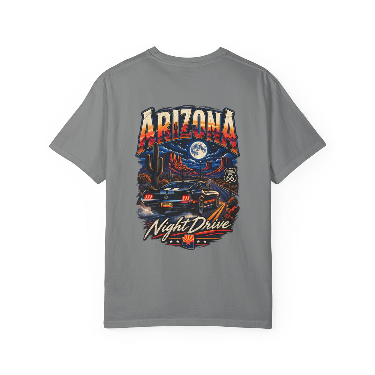 Arizona Night Drive  Unisex Comfort Color 1717 Streetwear Graphic Tee