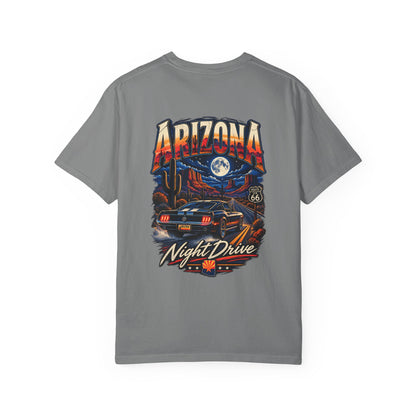 Arizona Night Drive  Unisex Comfort Color 1717 Streetwear Graphic Tee