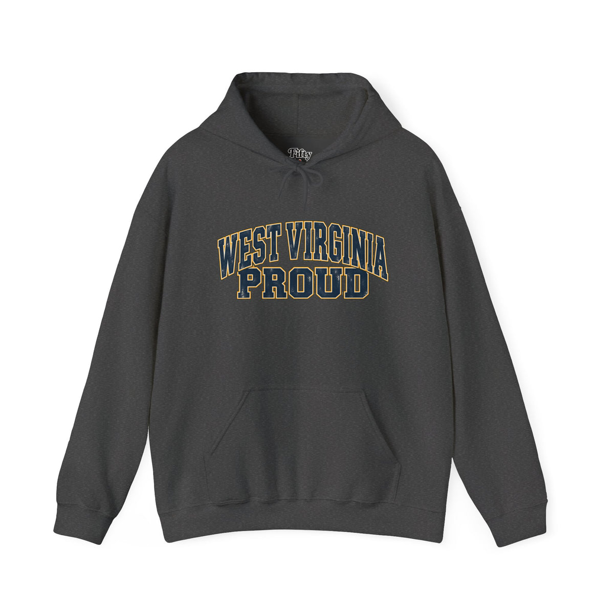 West Virginia Proud Unisex Hoodie State Name Graphic