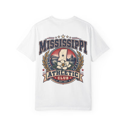 Mississippi Athletic Club Unisex Comfort Color 1717 Streetwear Graphic Tee