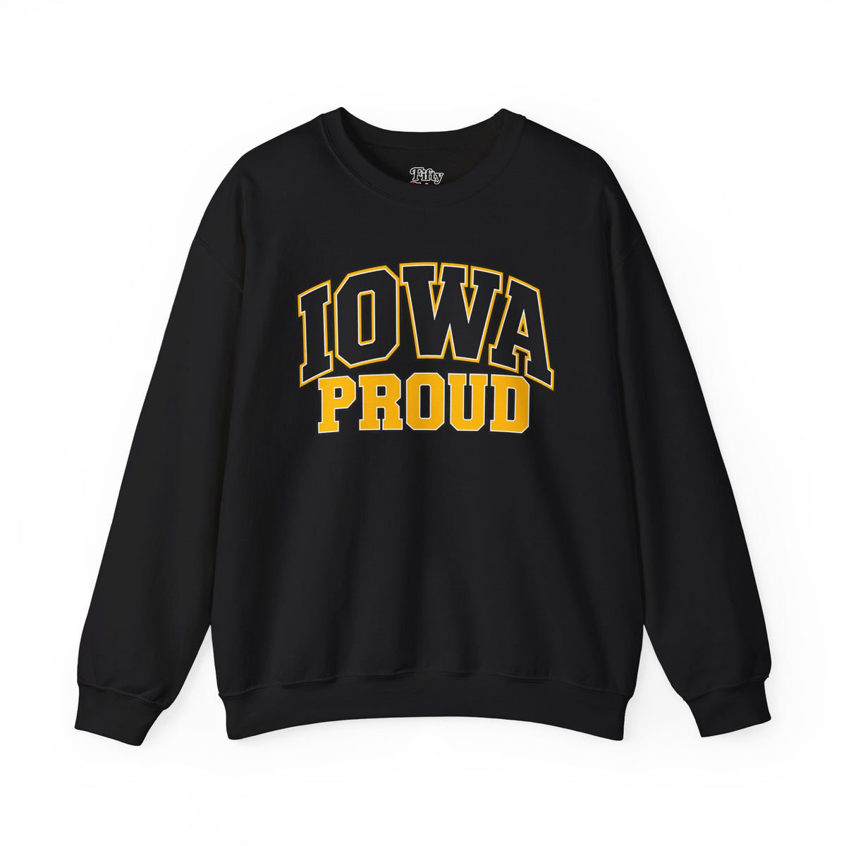 Iowa Proud Unisex Crewneck Sweatshirt State Name Graphic