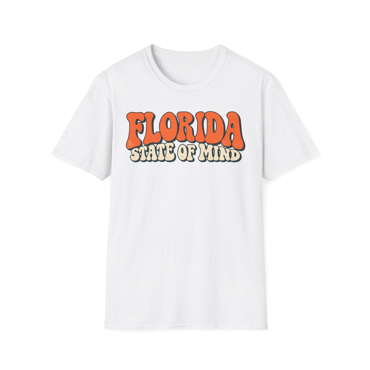 Florida State of Mind Unisex Softstyle T Shirt State Name Graphic Tee