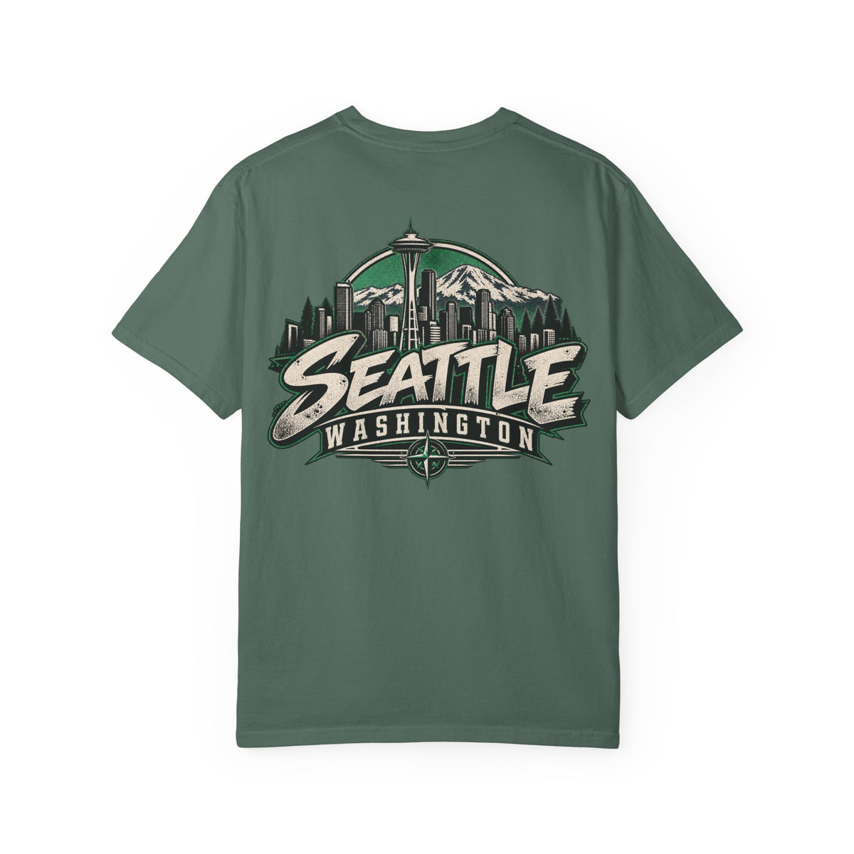 Seattle Washington Unisex Comfort Color 1717 Streetwear Graphic Tee