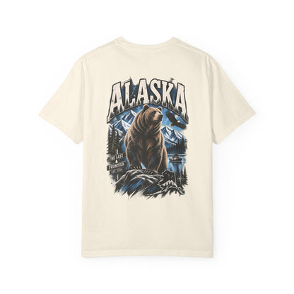 Alaska Bear Streetwear  Unisex Comfort Color 1717 Streetwear Graphic Tee