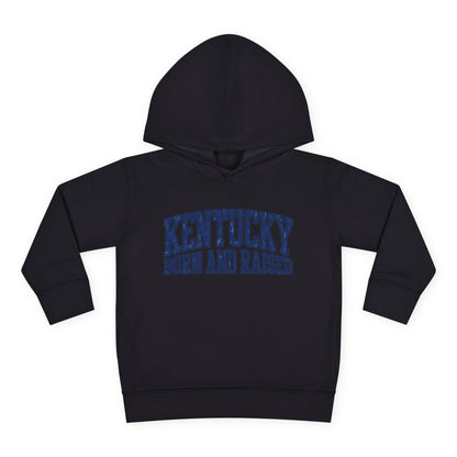Kentucky Born and Raised Bold Athletic Unisex Toddler Pullover Fleece Hoodie