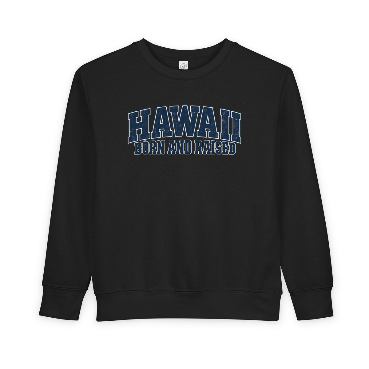 Hawaii Born and Raised Vintage Athletic Unisex Toddler Sweatshirt