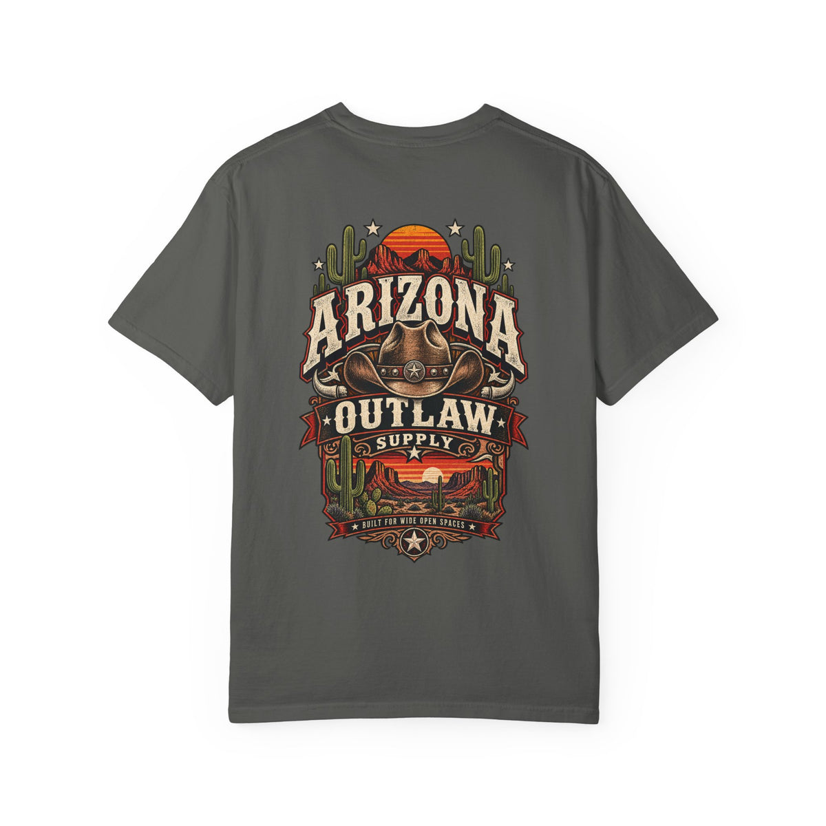 Arizona Outlaw Supply  Unisex Comfort Color 1717 Streetwear Graphic Tee