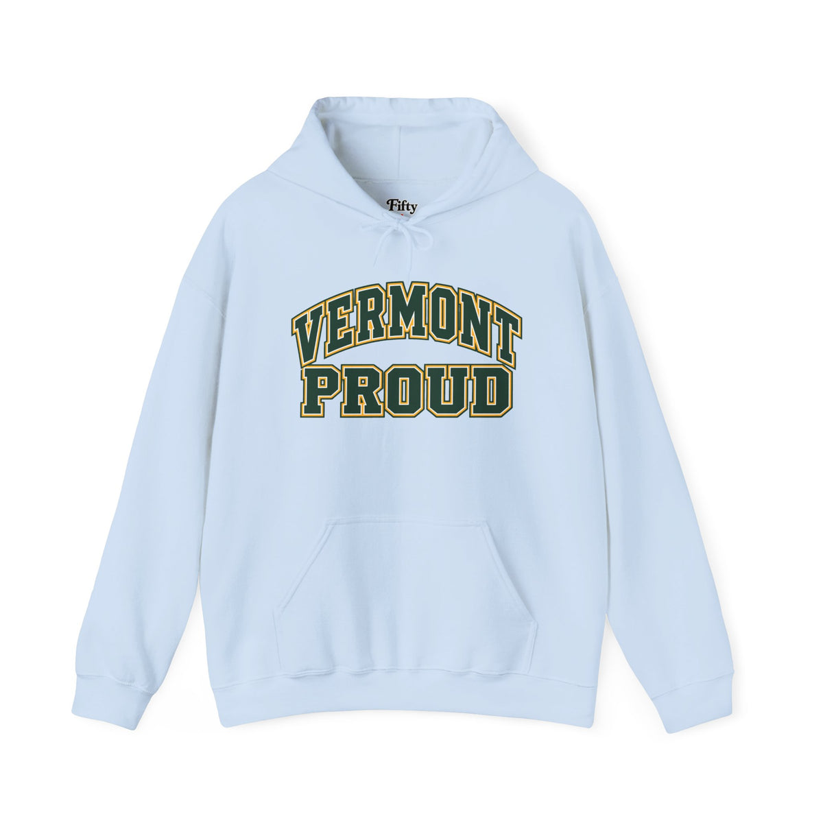 Vermont Proud Unisex Hoodie State Name Graphic