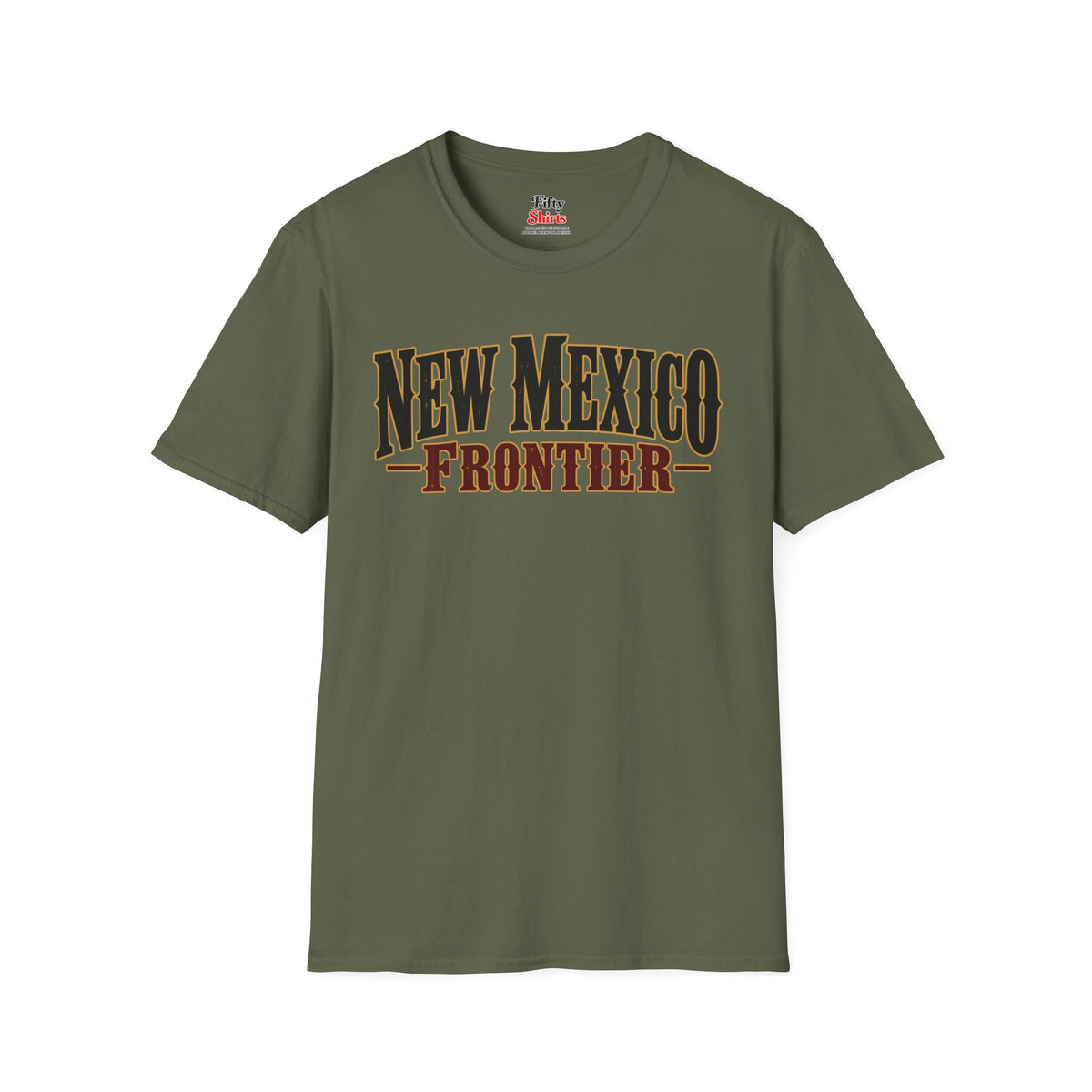 New Mexico Frontier Unisex Softstyle T Shirt State Name Graphic Tee