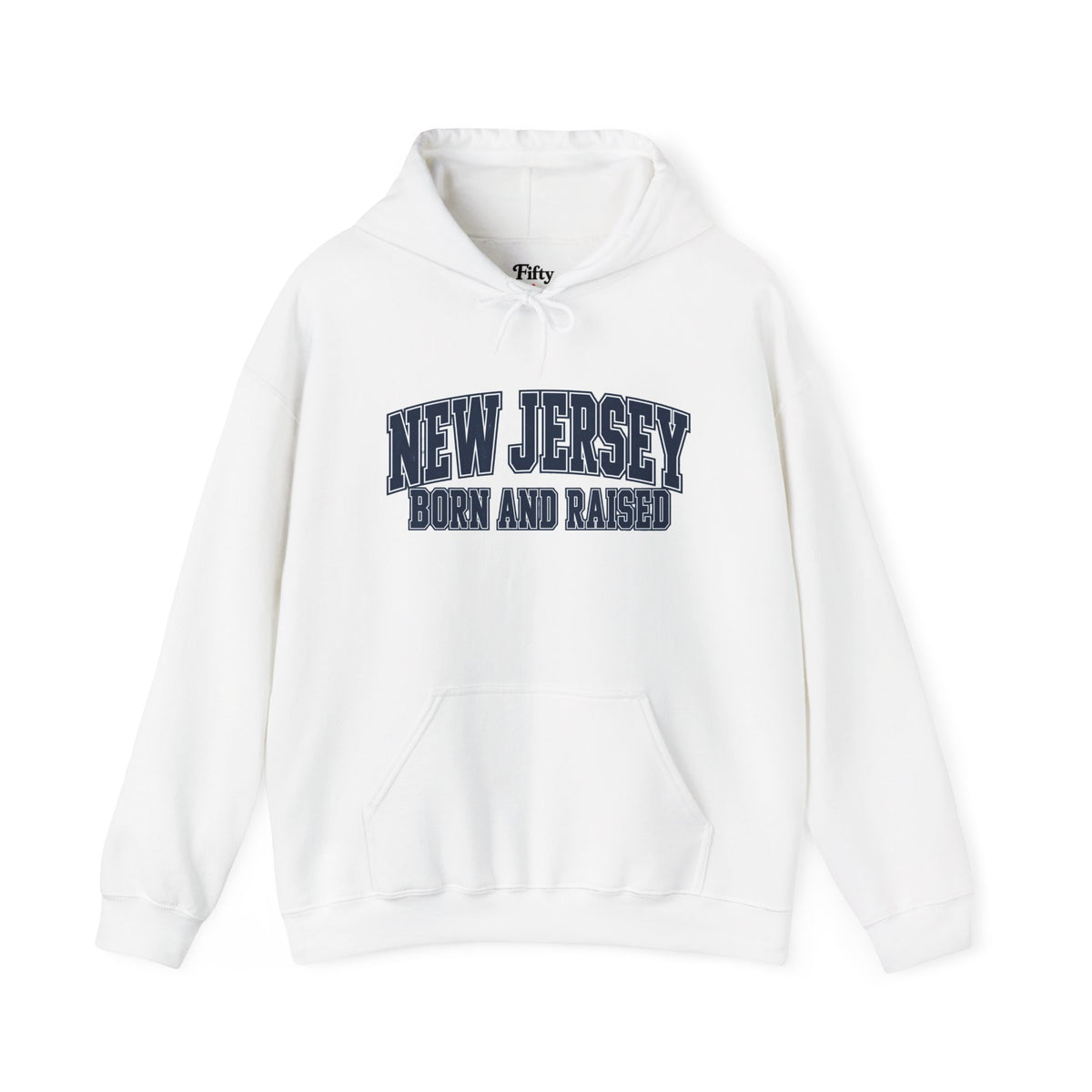 New Jersey Born and Raised Premium Collegiate Unisex Hoodie Graphic