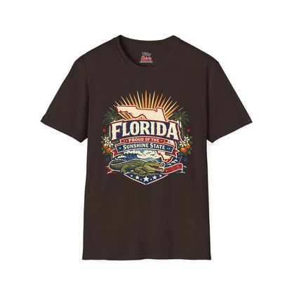 Florida State Pride Unisex Softstyle T Shirt State Pride Graphic Tee Collections FS03
