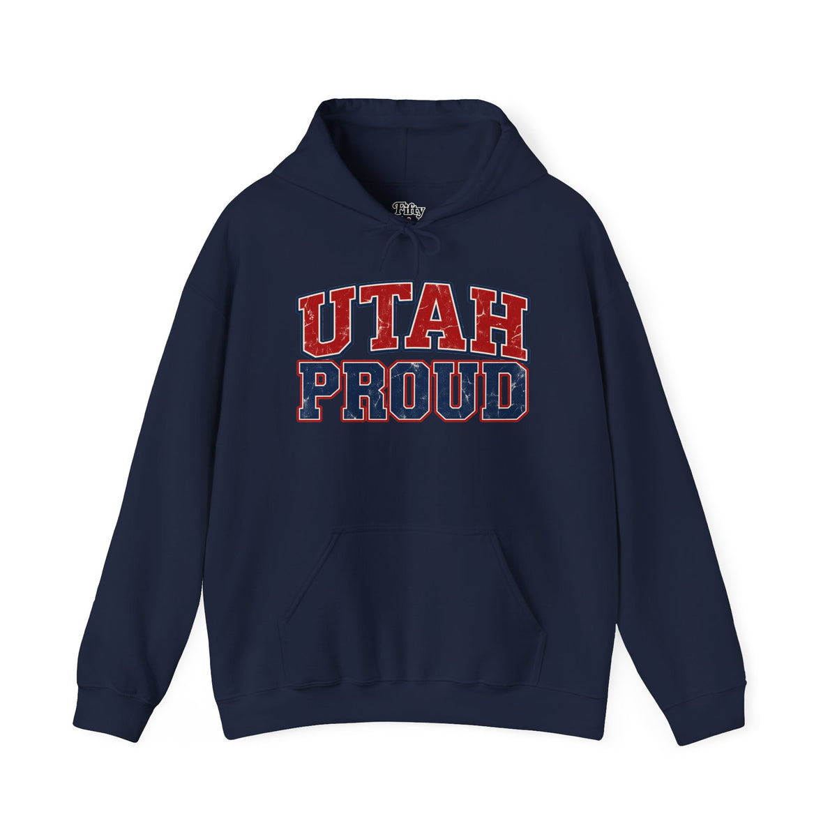 Utah Proud Unisex Hoodie State Name Graphic