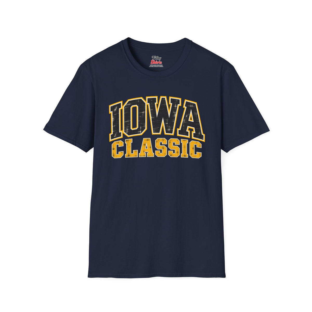 Iowa Classic Unisex Softstyle T Shirt State Name Graphic Tee