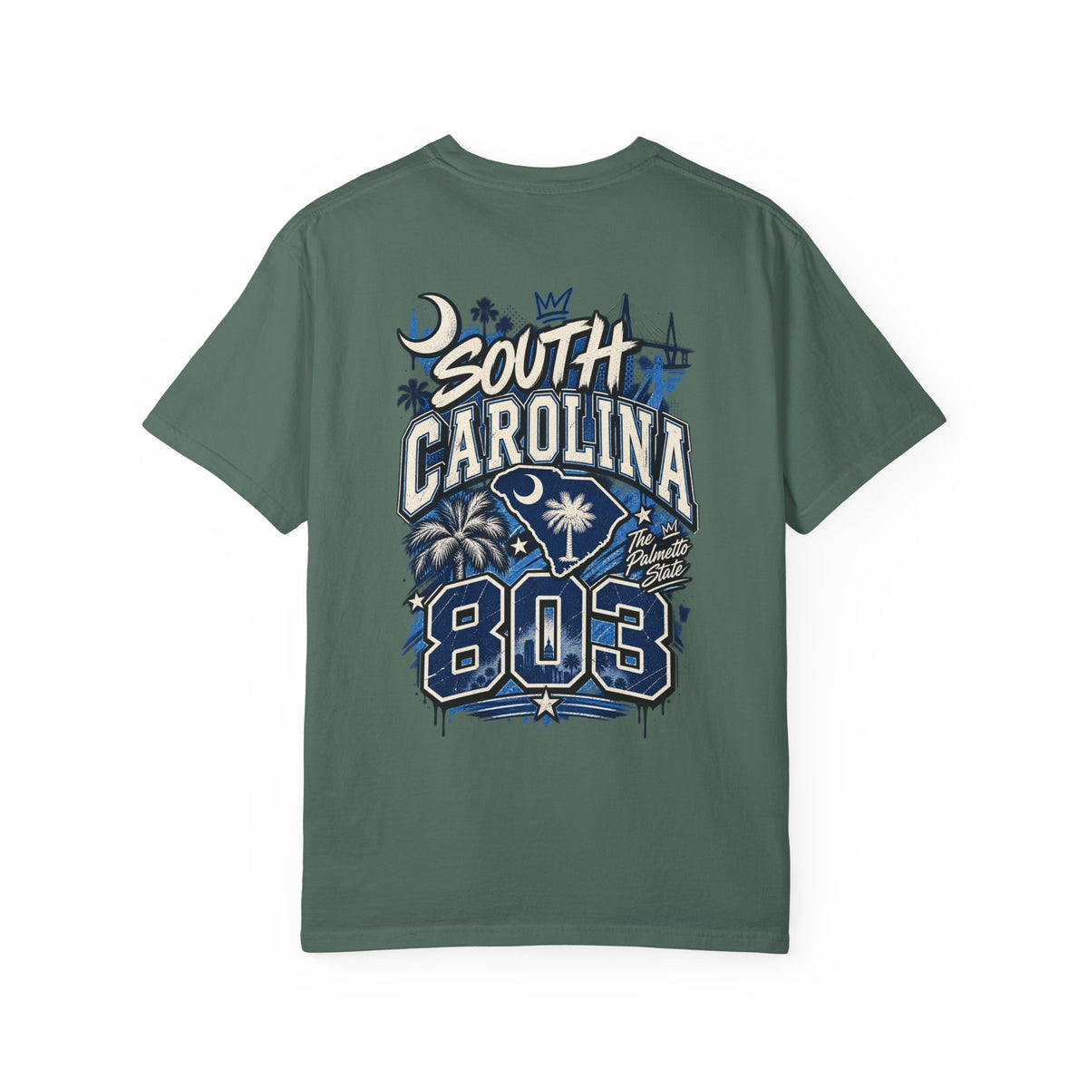 South Carolina 803 Unisex Comfort Color 1717 Streetwear Graphic Tee