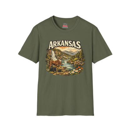Arkansas Wildlife Unisex Softstyle T Shirt State Pride Graphic Tee Collections FS03