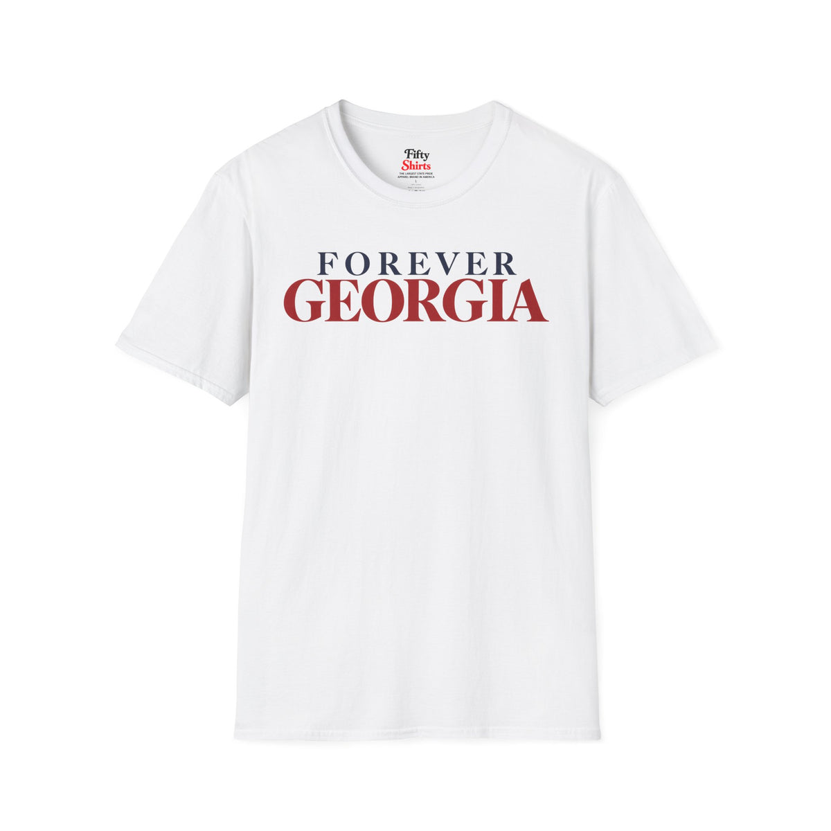 Forever Georgia Unisex Softstyle T Shirt State Name Graphic Tee