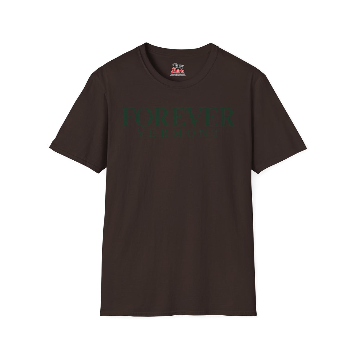 Forever Vermont Unisex Softstyle T Shirt State Name Graphic Tee