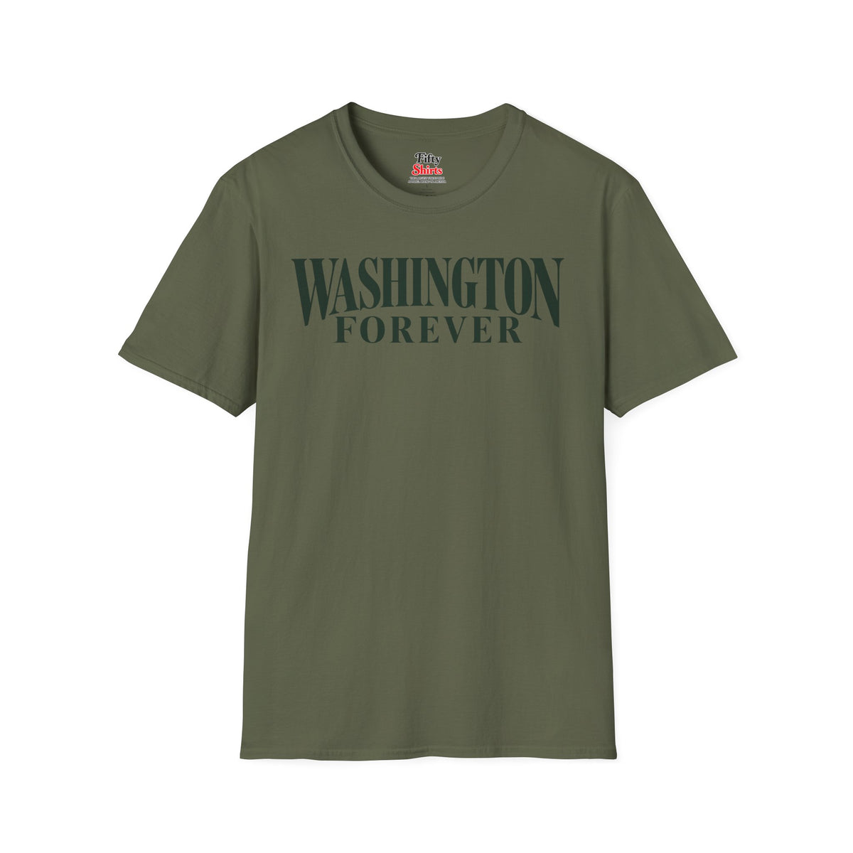 Washington Forever Unisex Softstyle T Shirt State Name Graphic Tee